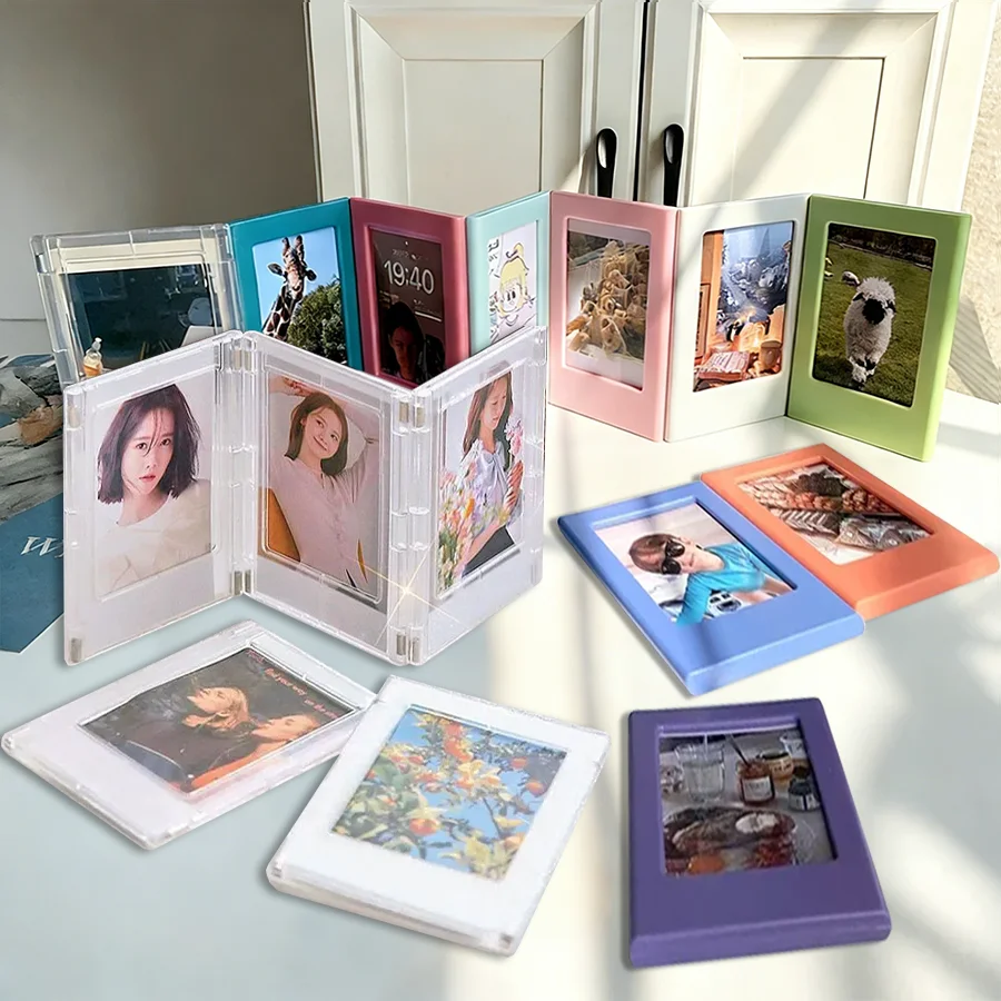 5/10pcs 3Inch Magnetic Photo Frame for Fujifilm Instax Mini Polaroid Pictures Refrigerator Display Picture For Kitchen Home Gift