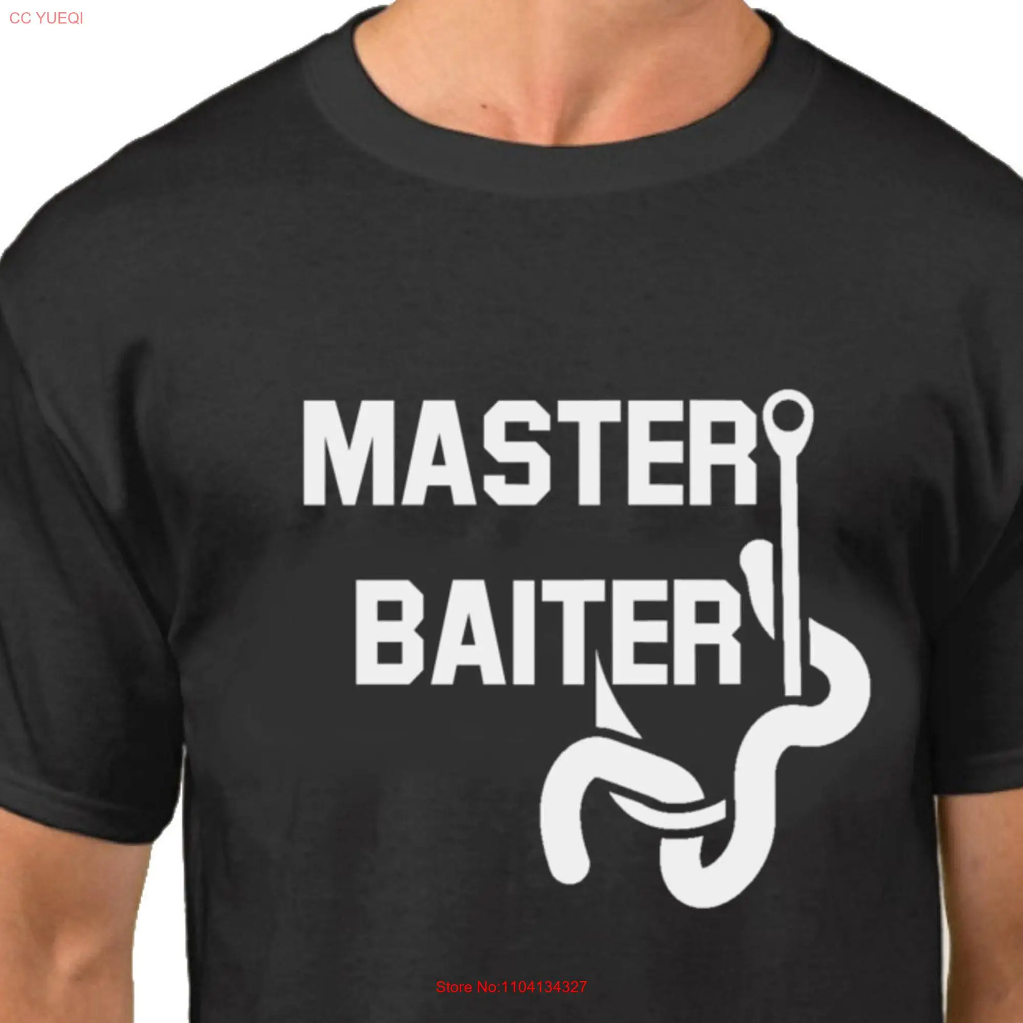 Master Baiter T Shirt Best Dad Ever Dada Fathers Day Idea New And Daddy Funny for Men From Daughter long or short sleeves