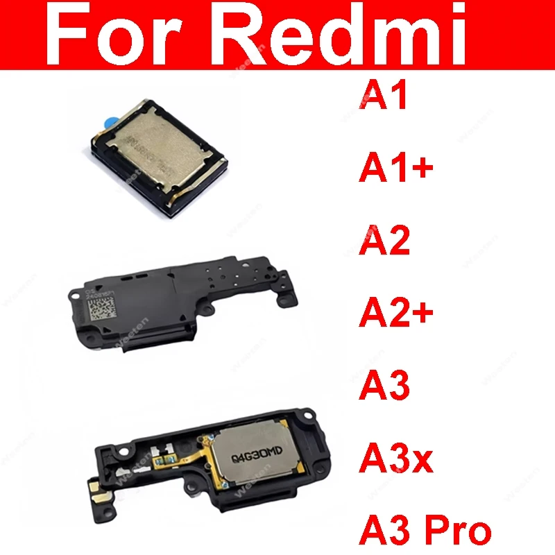 Module de sonnerie de haut-parleur pour Xiaomi Redmi A1 A1 + A2 A2 Plus A3X A3 Pro, sonnerie intérieure, pièces de rechange