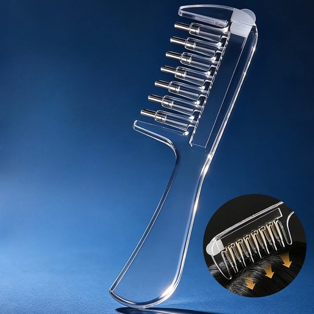 Scalp Applicator Massage Comb,Essential Oil Liquid Guiding Comb Hair Root Serum Apply Massager,Anti Hair Loss Hair Salon Tool