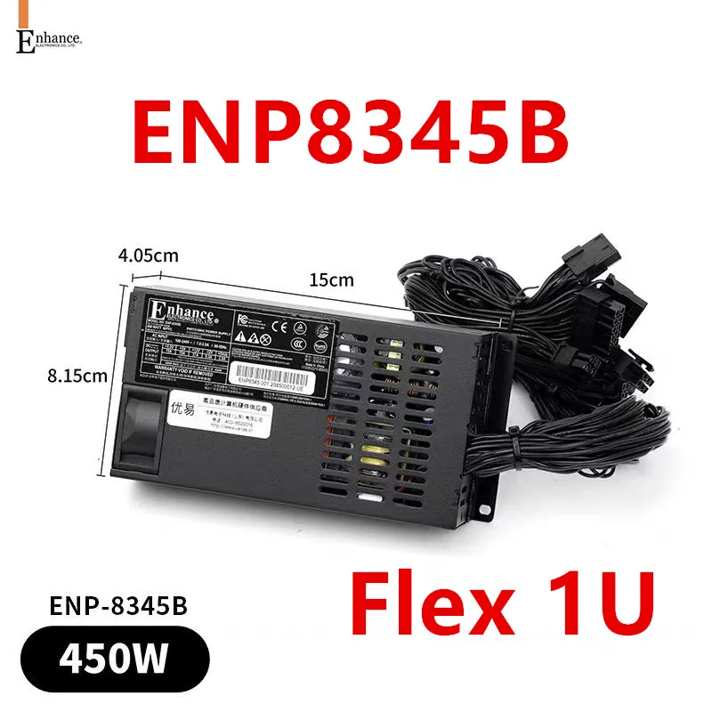 New Original Switching Power Supply For ENHANCE FLEX-ATX Small 1U K39 450W Switching Power Supply ENP-8345B ENP8345B