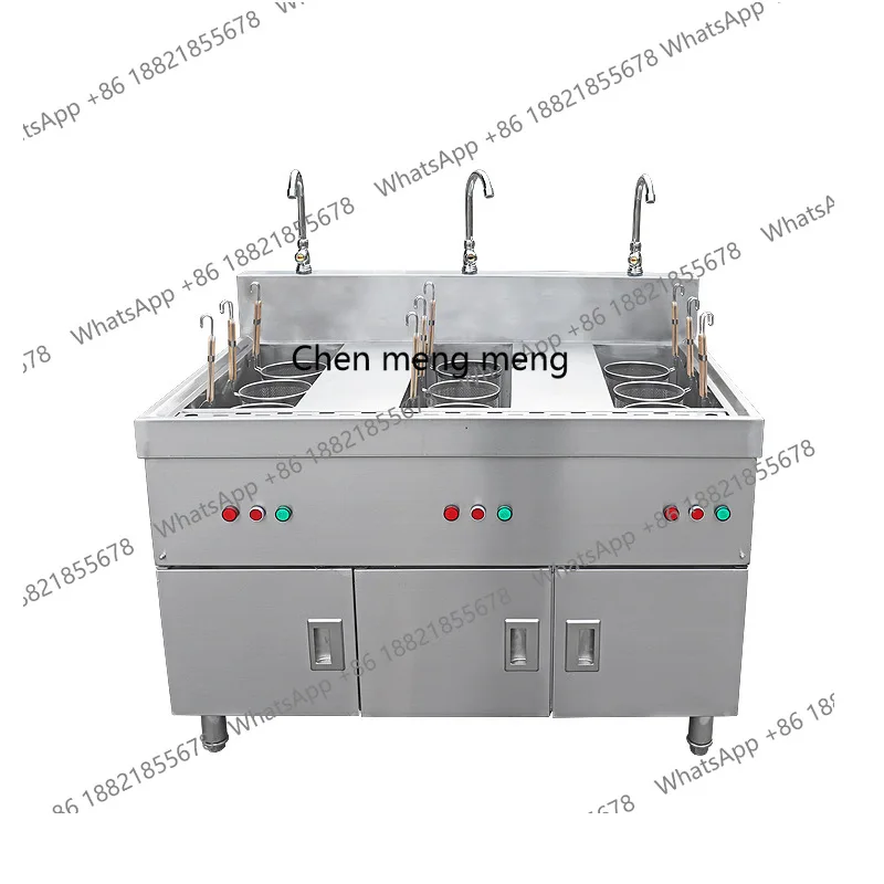 

Electric noodle stove Commercial three-cylinder noodle cooking machine Equipment Dumpling spaghetti Malatang cooking pot