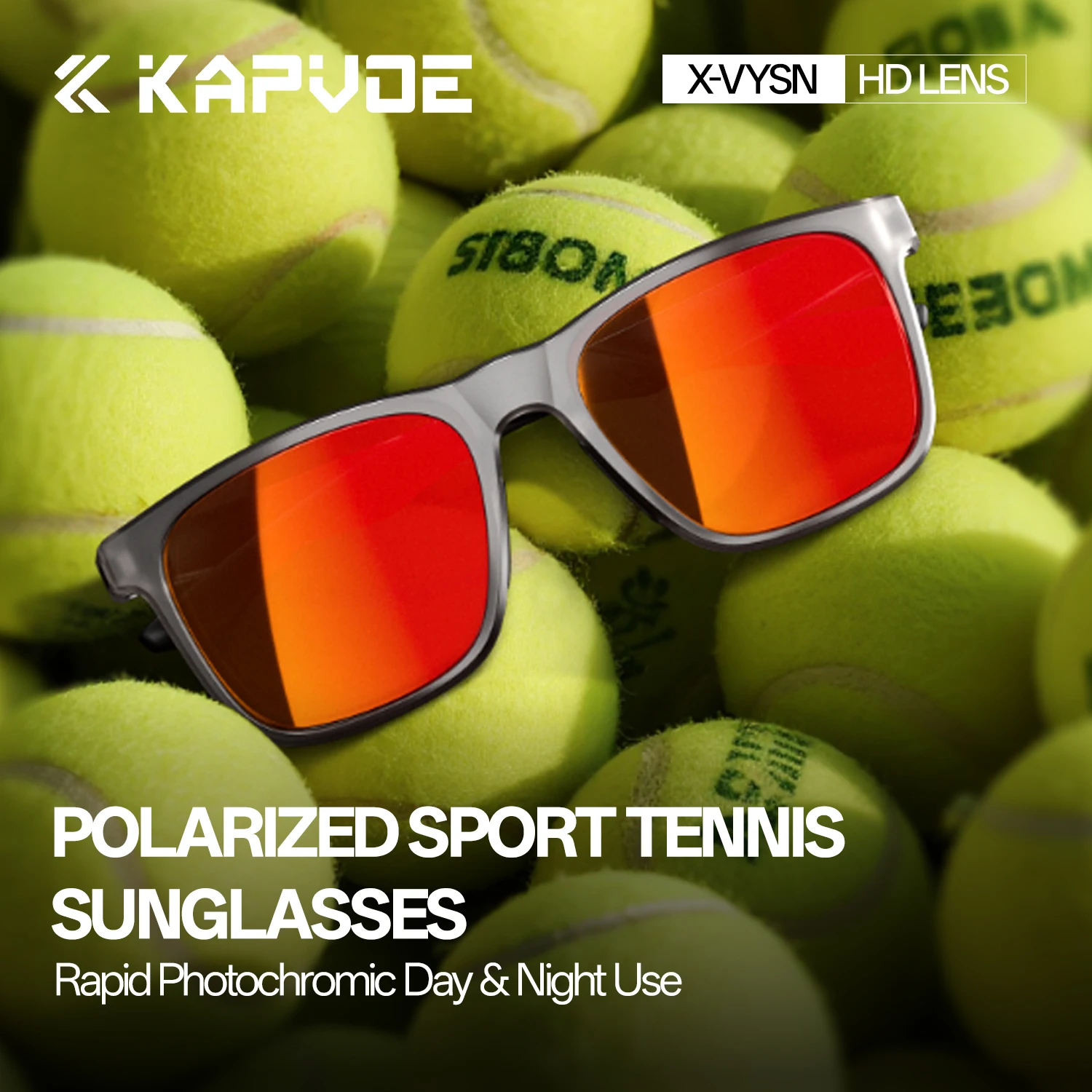 KAPVOE Neue Tennis Brille Angeln Zubehör Männer MTB Road Fahrrad Radfahren Sonnenbrille UV400 Laufen Outdoor Golf Ausrüstung