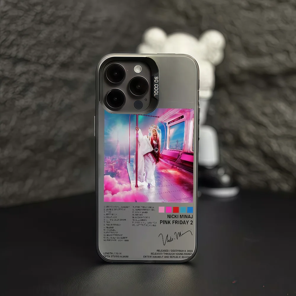 Custodia per telefono Cantante per Samsung A07 A17 A06 S25 S24 S23 Ultra FE Plus Custodia protettiva a colori Nicki Minaj IMD