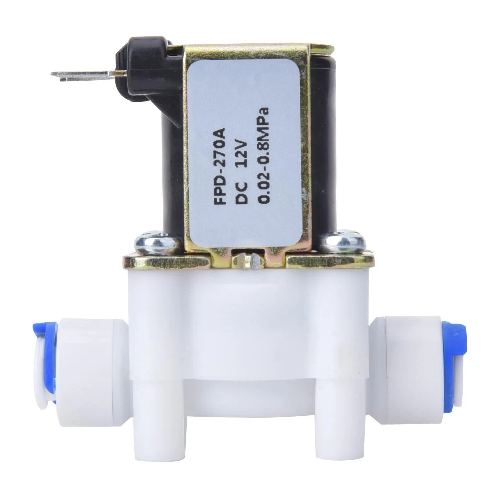 

G1/4in Electric Solenoid Valve Inlet High Strength Plastic Connector for Home Using