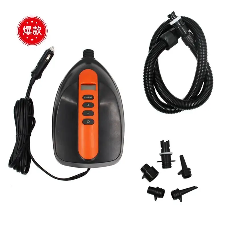 

Paddle Electric Inflator 12V Vehicle High-Pressure Pump Surfboard Kayak Boat Inflatable Tent Inflation.