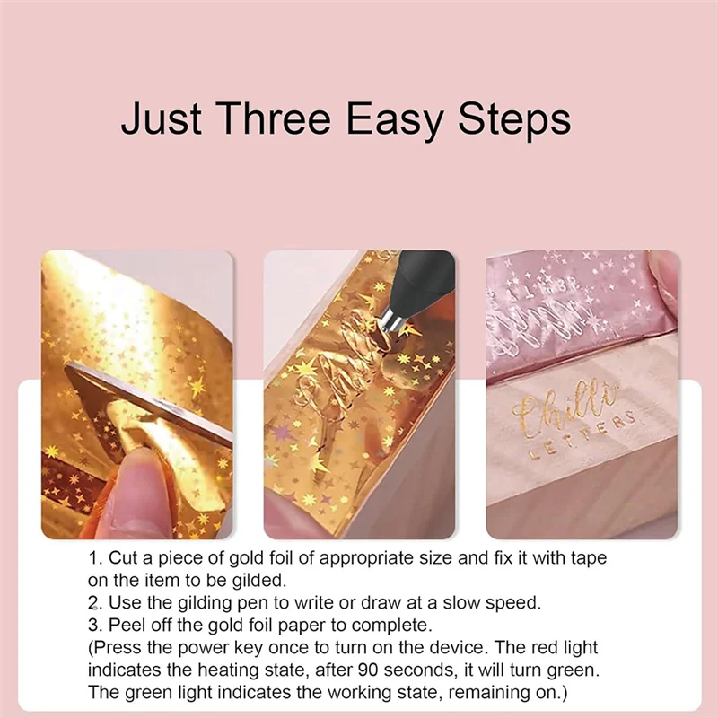 Per pianificatori, diari, carte, pagine di album Set di penne termiche USB compatibili con penne riscaldate a caldo per principianti