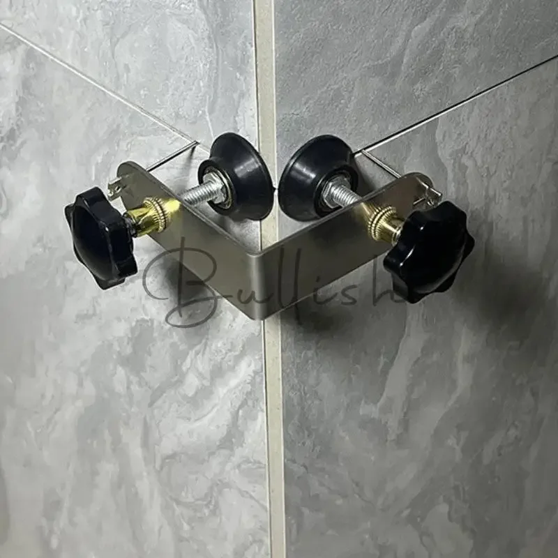 Large slab splicing adjustment setting fish tank 90 degrees right angle fixed tensioning suction cup tile marble