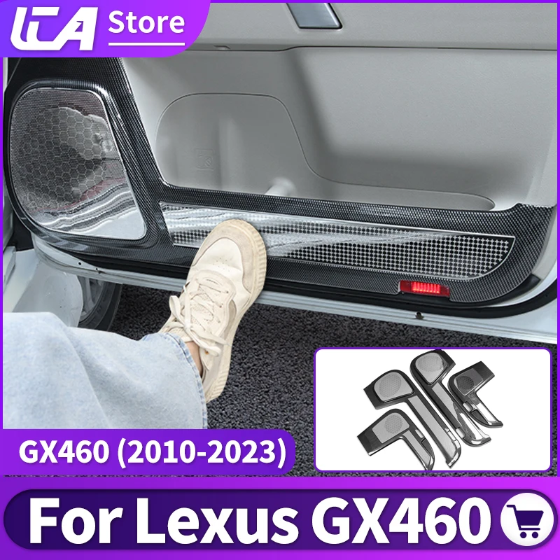 Car Door Scratch Resistant Speaker Protective Cover For 2010-2022 Lexus GX460 GX 460 Interior Modification Accessories 2021 2020