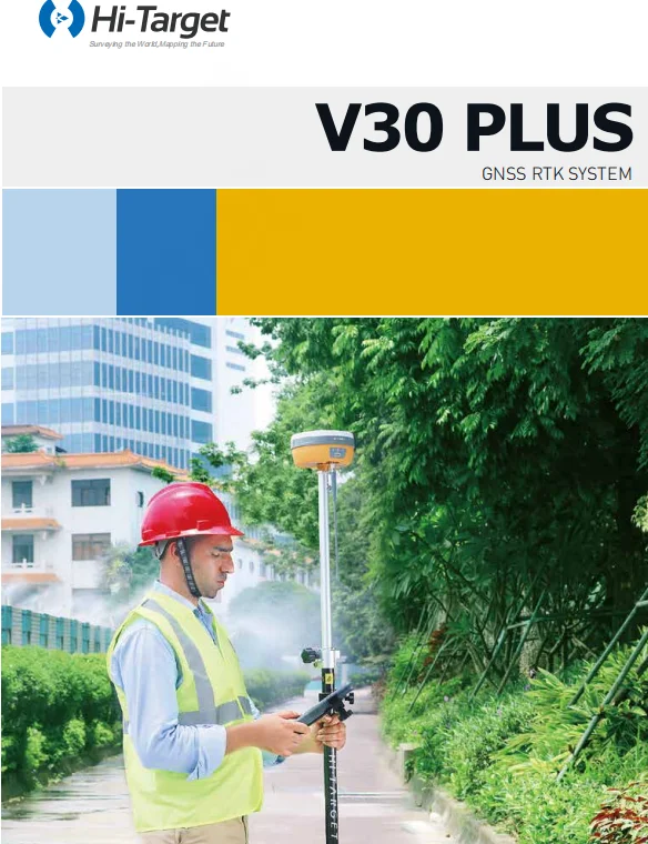 Goedkope Rtk Radio Gps-Onderzoeksapparatuur Voor Hi-Target V30 Plus Basis-En Rover-Stations Gnss Met 440 Kanaal