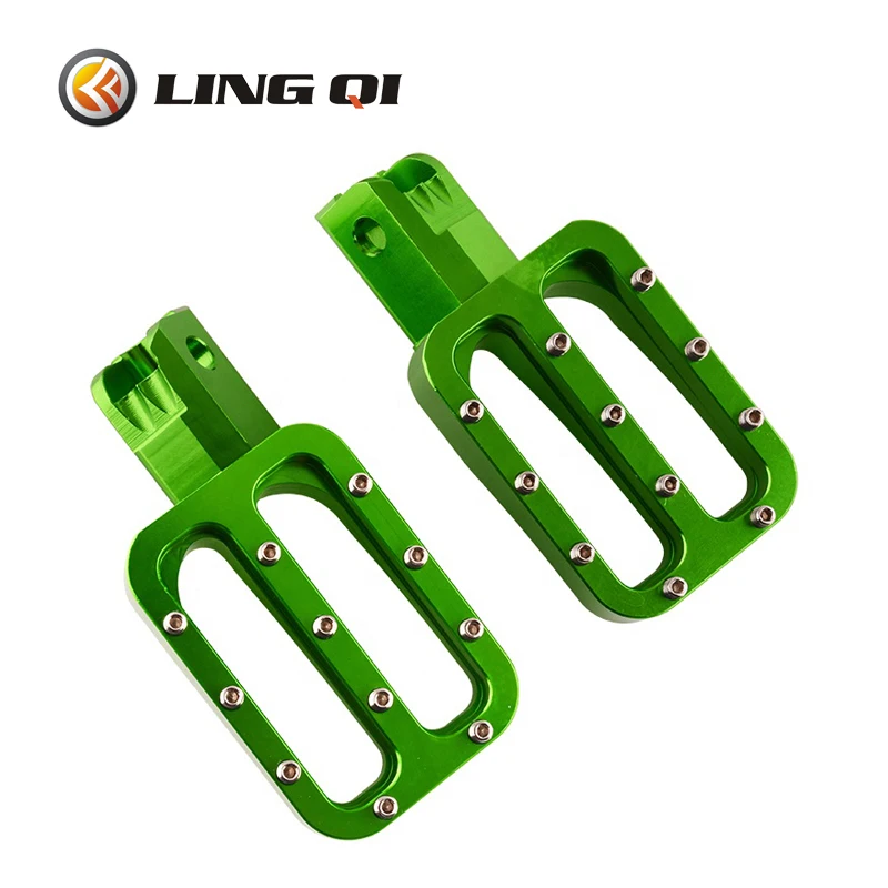 

CNC Foot Pegs Pedals Aluminum Alloy Pedals Anti-Skid Nail Foot Rests, Universal General Type Of Dirt Pit Motorcycle