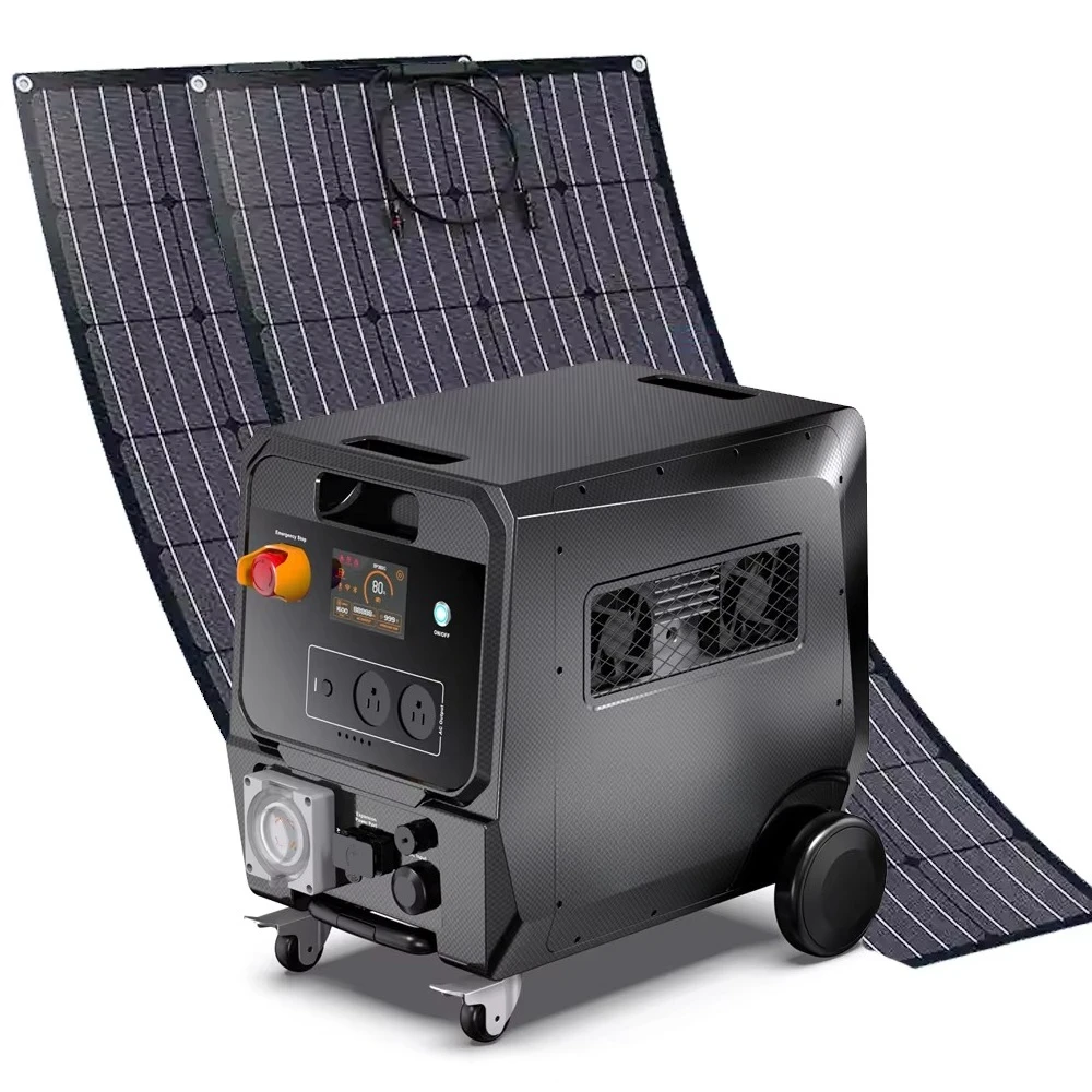 Car/Solar Panel/AC Charge Solar Battery Storage Generator with Auto Shut-off Function Portable Power Station Quiet