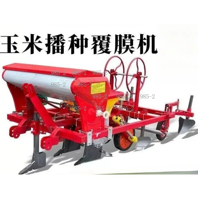 Multifunctional Rotary Tillage Machine with Ridging Mulch Drip Irrigation Function, Auto Soil Spraying Film Laying Equipment