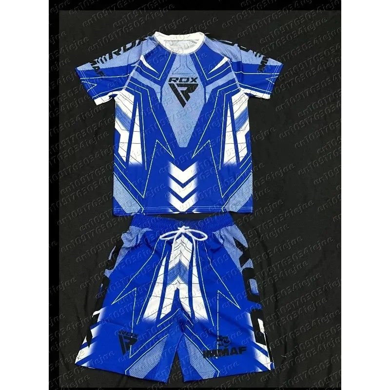 2026 Trendy Men's Women's Kids Outdoor Short Sleeve T-shirt Breathable Casual Boxing Top for Outdoor Sports Fighting Competition