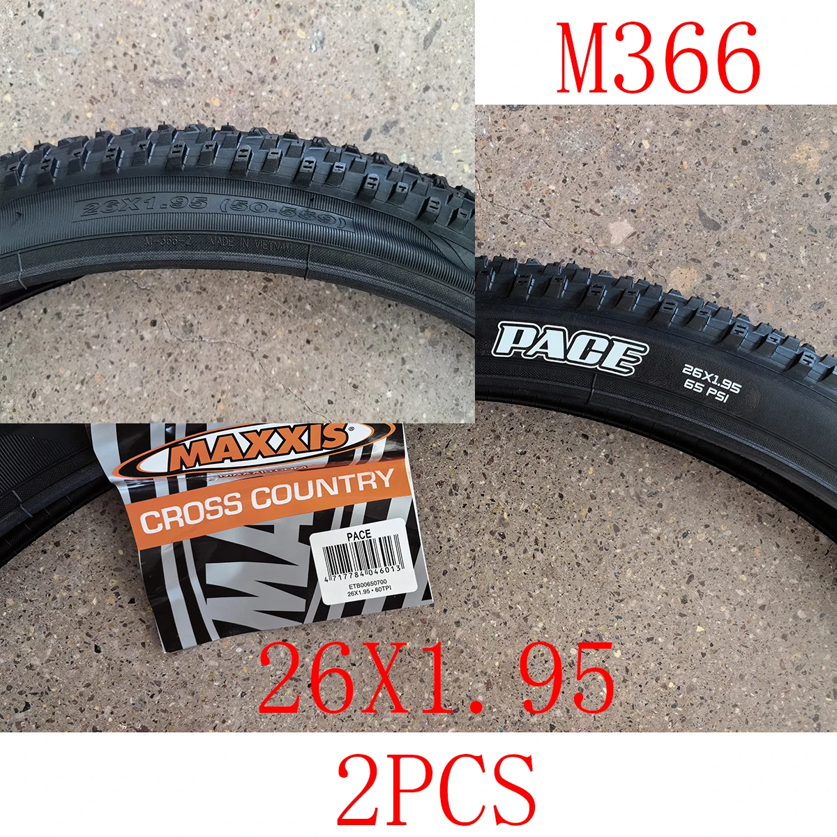 2pcs MAXXIS 26 Bicycle Tire 26*2.1 27.5*1.95 MTB Mountain Bike
