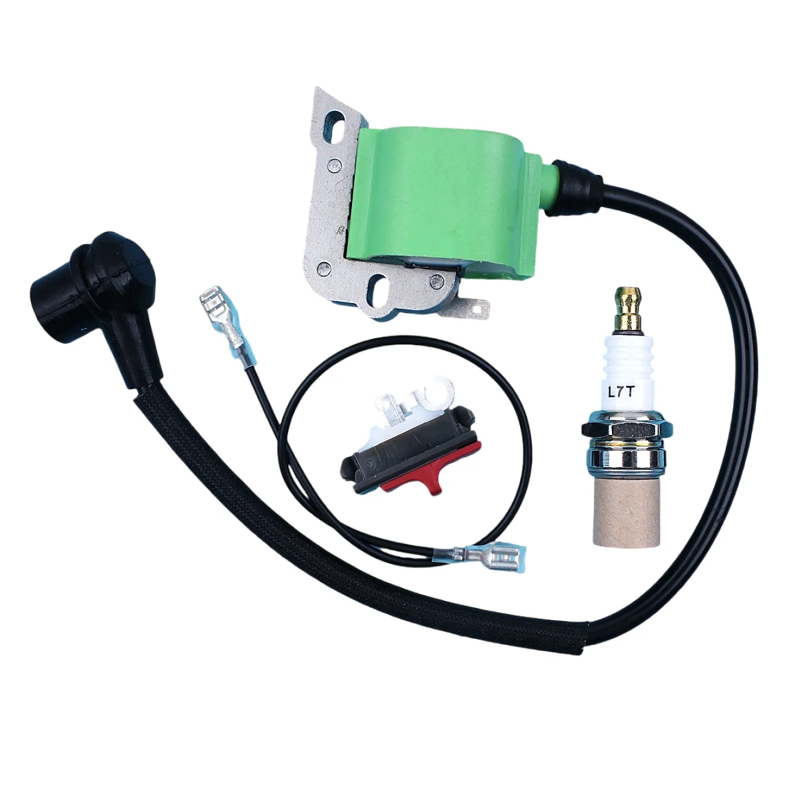 

Катушка зажигания, аварийный выключатель, комплект свечей зажигания для Husqvarna 50, 51 55 268 272 266 261 262 61 254 257, модуль в новом стиле