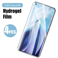 4PCS Screen Protector for Xiaomi Mi 11 10 Lite Pro Ultra 5G Hydrogel Film for Xiaomi Mi Note 10 Lite Pro Curved Film