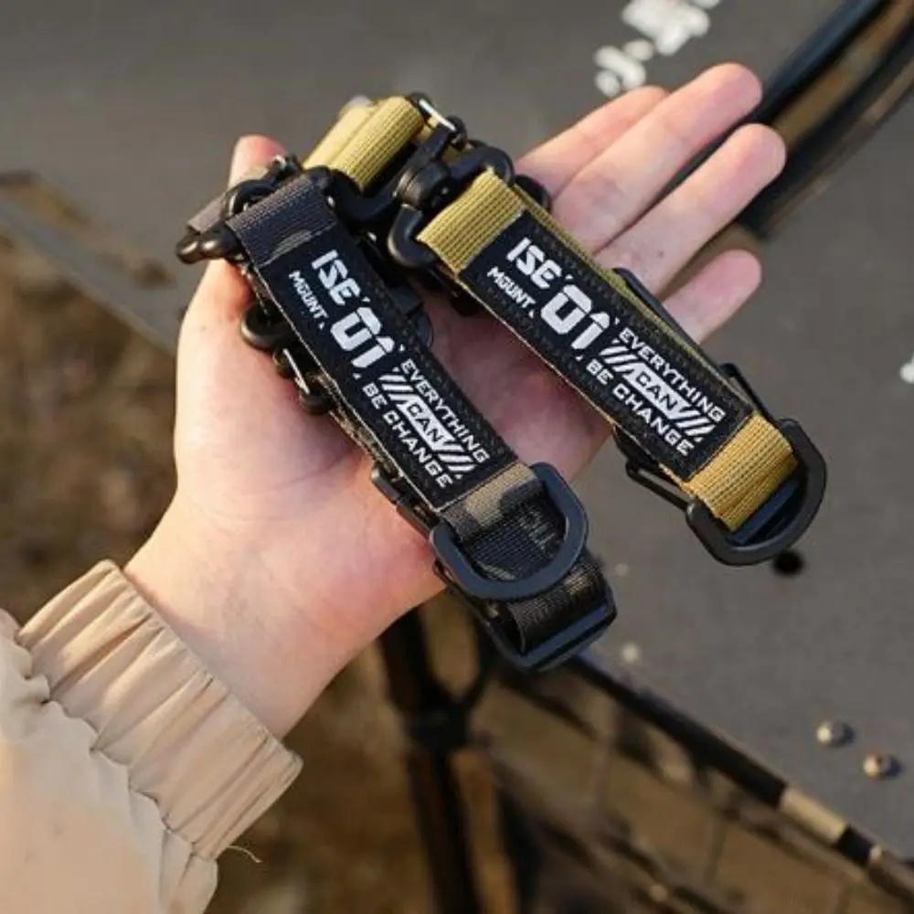 Correas multifuncionales para exteriores, hebilla colgante, bolso portátil largo, correa extensible, mochila de 5 colores, cuerda antipérdida