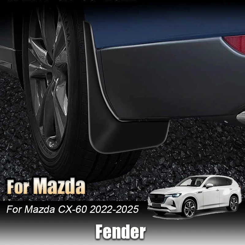 For Mazda CX-60 CX60 2022 2024 2025 Wheel Fender Prevent splashing of mud and water Automotive exterior modification