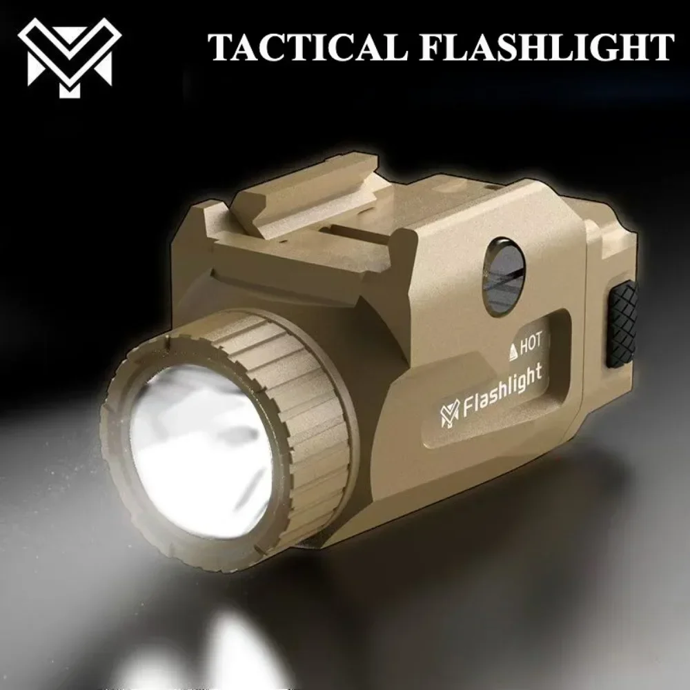 

800LM Tactical Flashlight LED Strobe Pistol Scout Light Quick Release Gun Lamp G17 18C 22 Fit 20mm Rail for Outdoor Hunting