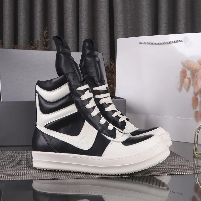 

Highstreet Men Leather Boots Owens Geo Women's Sneakers Shoes Men's Sneakers Men's Casual Shoes