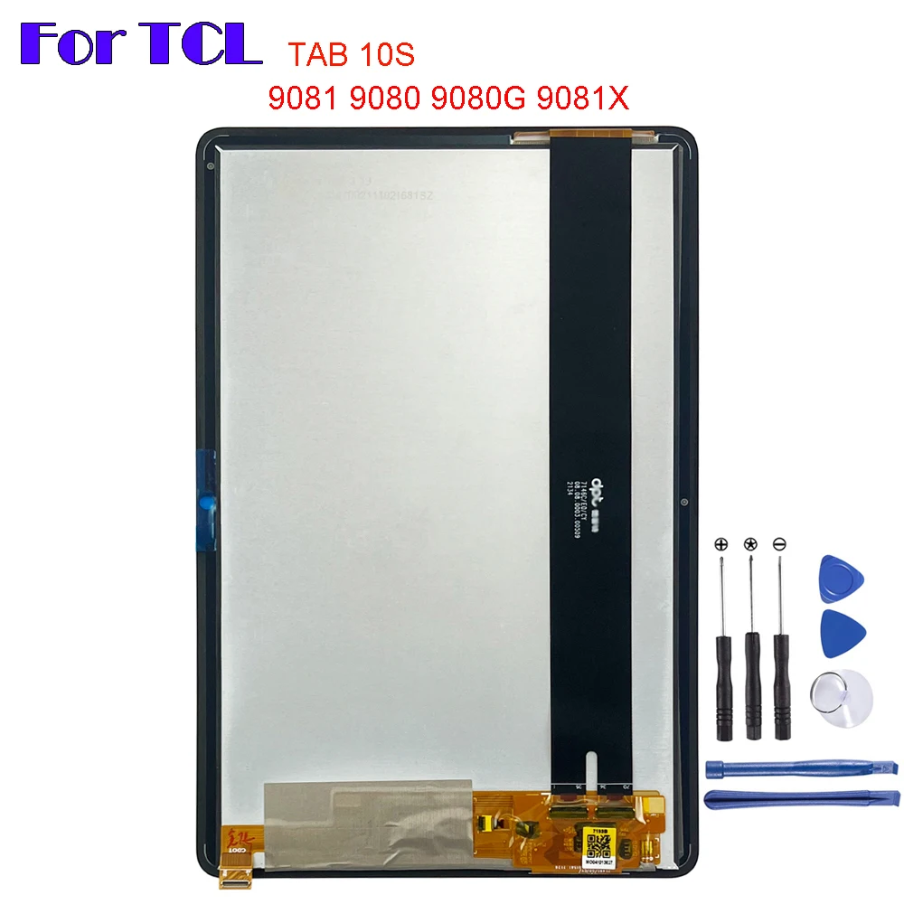 

Ori For TCL TAB 10S 10.1" 9081 9080 9080G 9081X LCD Display Touch Screen Digitizer Glass Panel Assembly Replacement