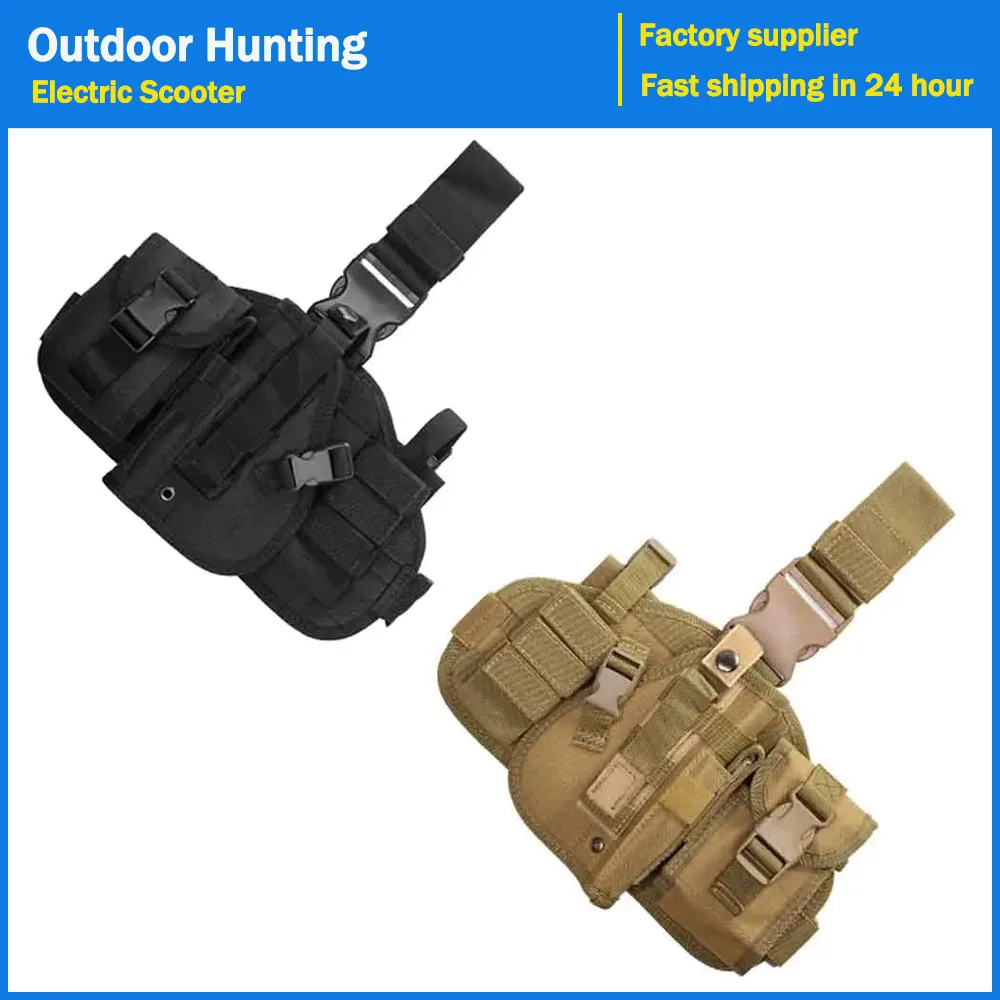 

Adjustable Tactical Puttee Thigh Shouder Pistol Gun Holster Pouch Camping Wrap-around Outdoor Hunting Accessories Parts