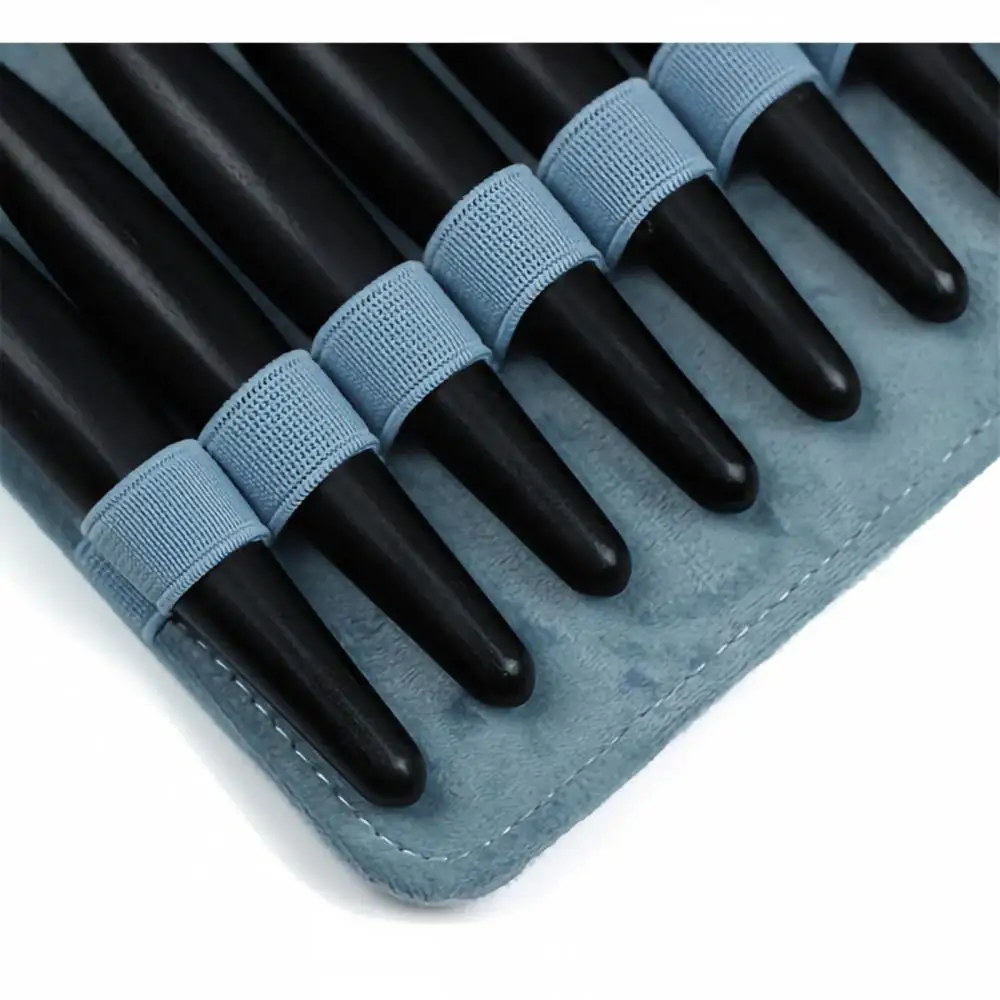 Crochet Hook Full Synthetic Wood 9Pcs Set Hand Polished 3.5mm 8.0mm Crochet Hook Denim Case Knitting Yarn Weaving DIY Craft