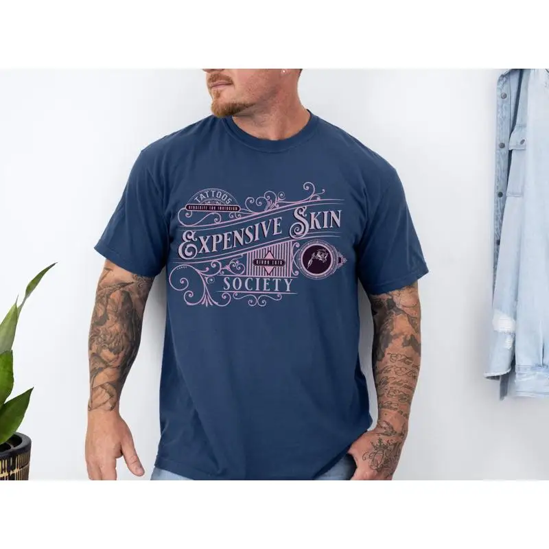 T-shirt de société de peau chère pour les amateurs de tatouage, t-shirt graphique de Style victorien, cadeau de Club Social d'artiste