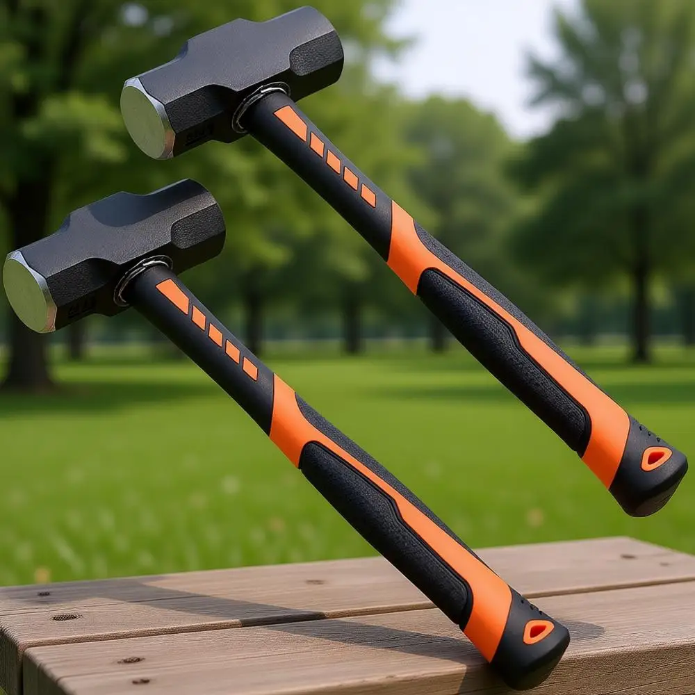 

Набор из 2-х компактных молотков-кувалд весом 4 фунта с 12 ударопрочными рукоятками из стекловолокна