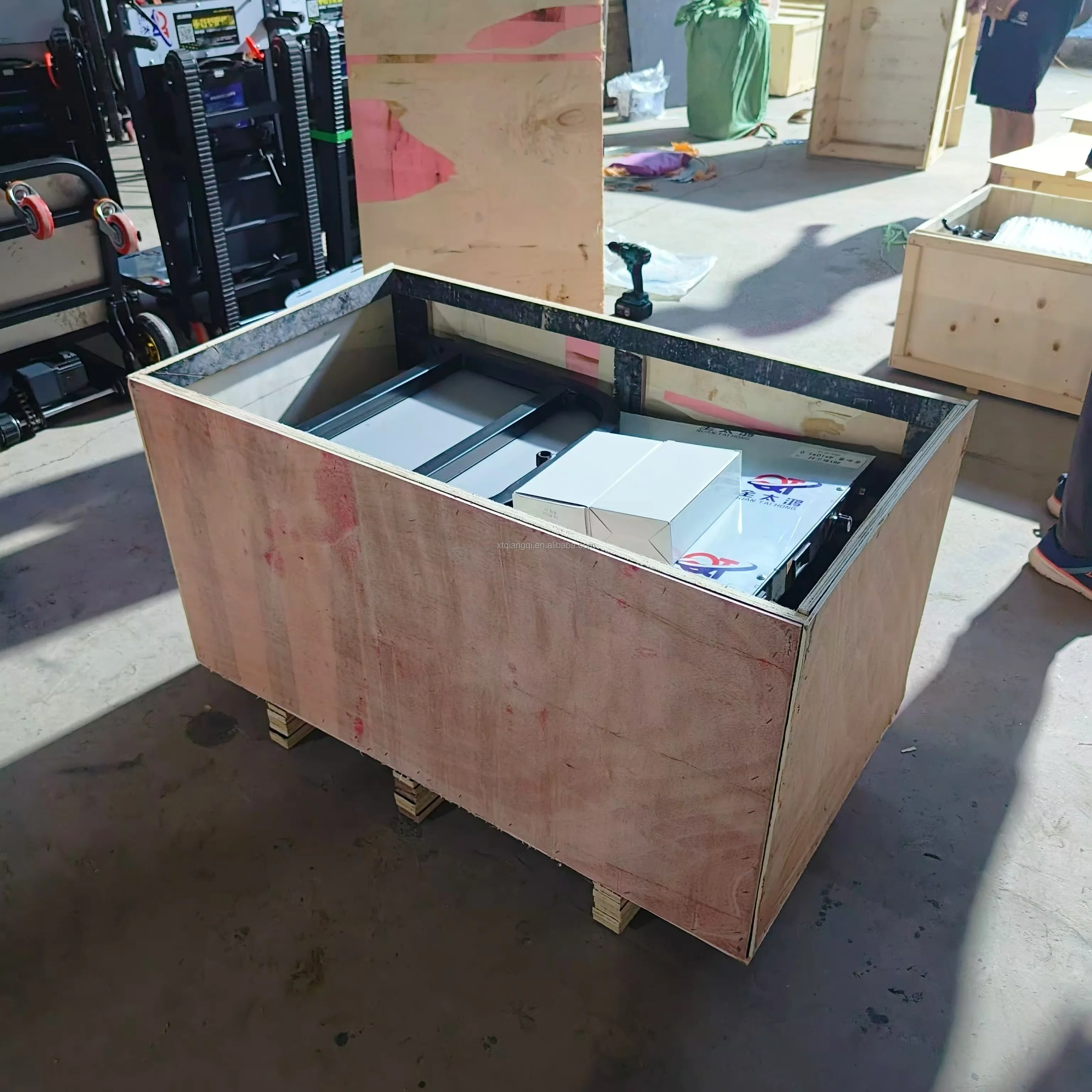 Chariot d'escalade électrique pour escaliers, capacité de 500kg, chariot à main avec roulettes pour outils de stockage de courses, usage industriel