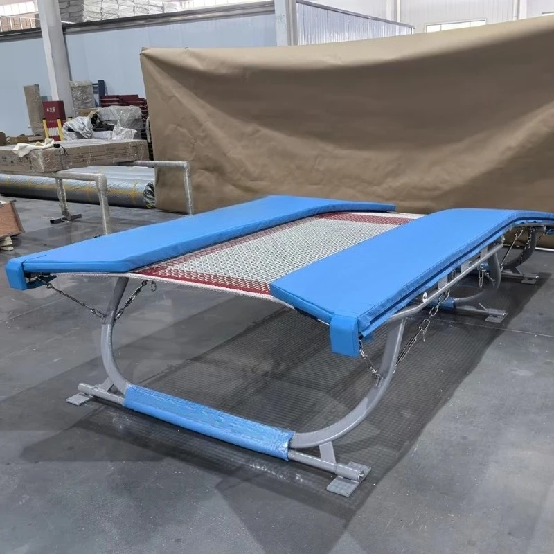 Trampolin Mini Ganda Profesional Berkualitas Tinggi untuk Olahraga & Hiburan