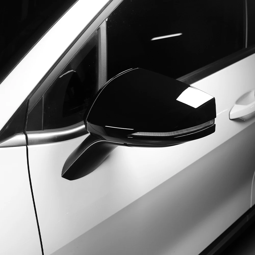 Tuning Black Rear View Mirror Cover For Kia Sportage NQ5 2023-2026 Automotive Exterior Accessories Car Mirror Cap Side Covers