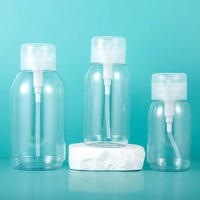 

High-Quality Refillable Storage Bottle Push-type Bottling Push Down Empty Refillable Pump Convenient Pump Dispenser Storage