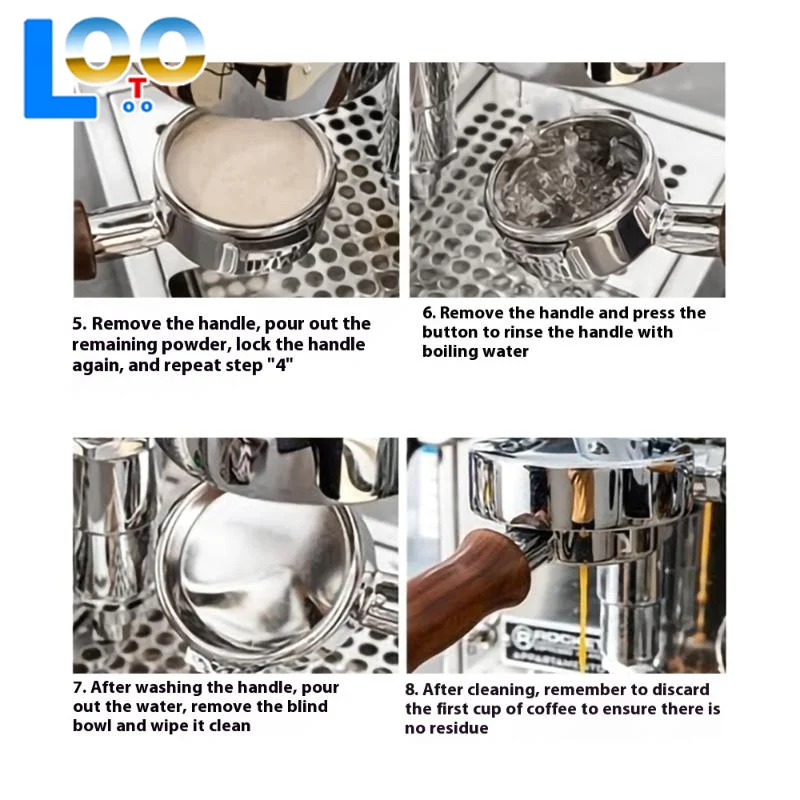 Coffee Blind Filter Bowl 51/54/58mm Stainless Steel Non Pressurized Filter Cup For Backwashing In Semi Automatic Coffee Machine