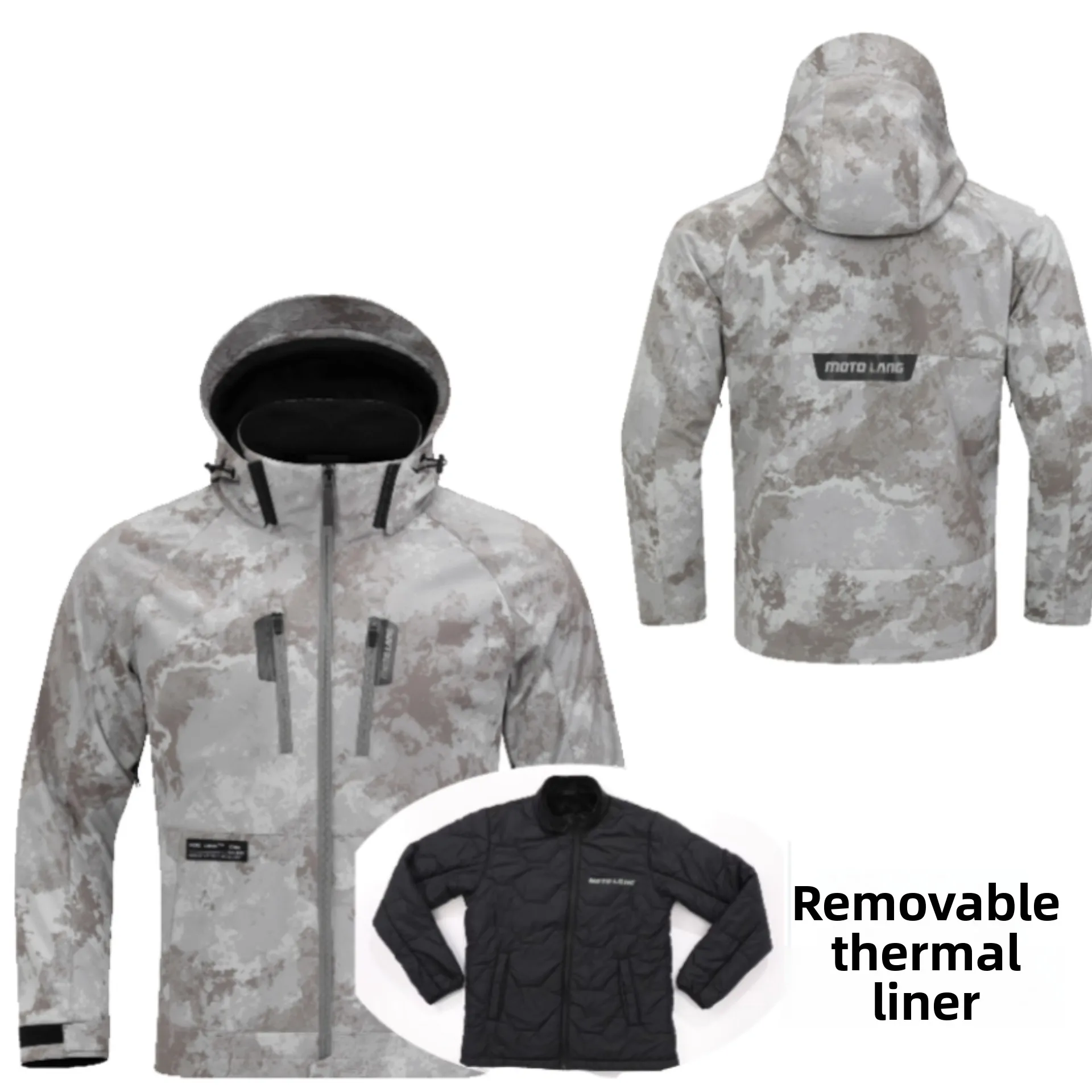 

Winter Motorcycle Riding Suit Waterproof Windproof Unisex Thermal Jacket Set motorcycle jacket men