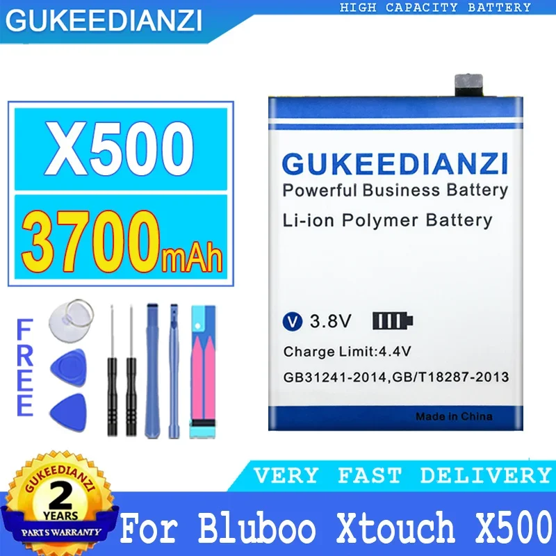 Аккумулятор большой мощности 3700 мАч для Bluboo Xtouch X500