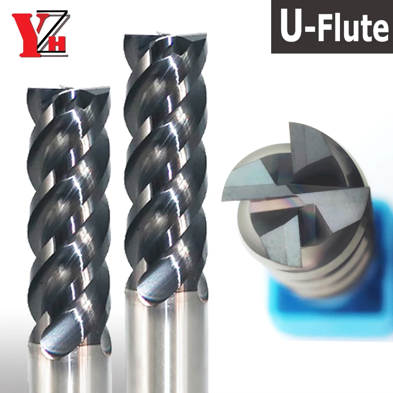 

Твердосплавная фреза U-типа HRC55/65 с 4-зубым станком с ЧПУ с покрытием 1 мм 2 мм 3 мм 4 мм 6 мм 8 мм 10 мм 12 мм 14 мм 16 мм