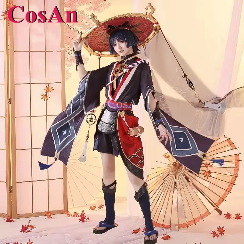 

CosAn Anime Game Genshin Impact Scaramouche Cosplay Costumes Handsome Combat Uniforms Halloween Party Role Play Clothing S-XL