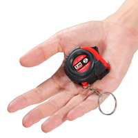 Car Key Rings Accessories Mini Pocket Ruler Tape Measure Keychain Retractable Size Metric1m  Men Bulk Clasp Sholesale 2022 New