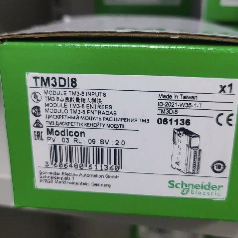 

New SCHNEIDER TM3DI8 digital expansion module In Box