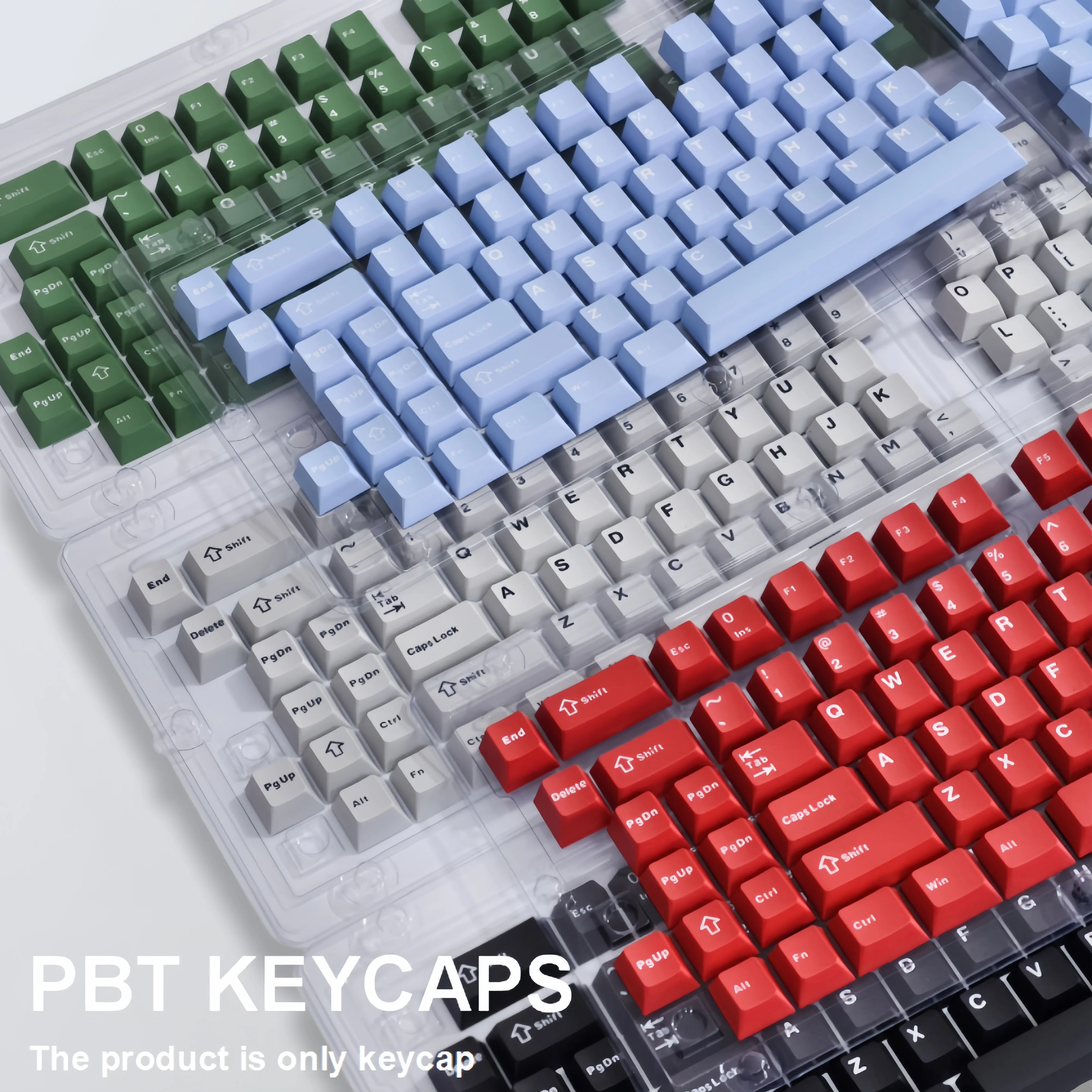 11 Colors PBT Keycaps 126 Keys Cherry Profile Double-shot Legends Keycap Set for Mx Cherry Switch Mechanical Keyboard DIY Kit image 2