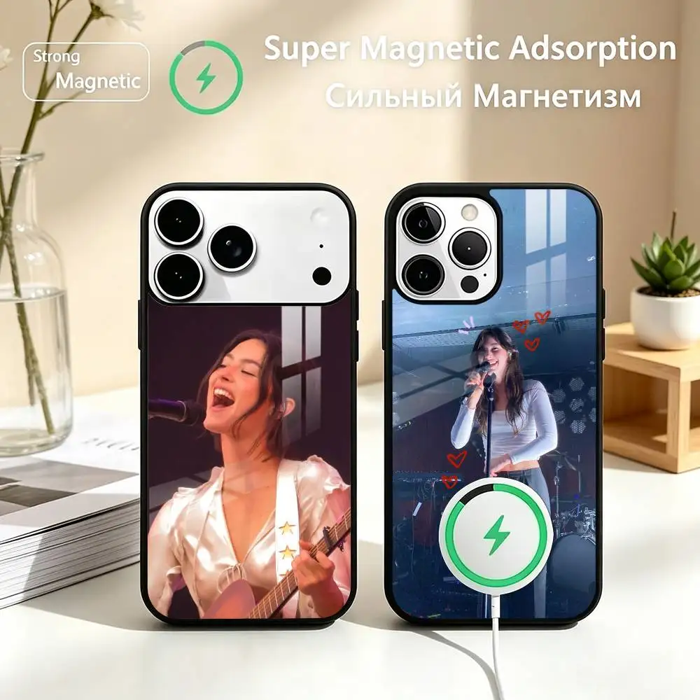 Popular SInger Gracie Abrams  Phone Case For IPhone 13 14 15 11 12 16 17 Pro Plus For  Magnetic Shell