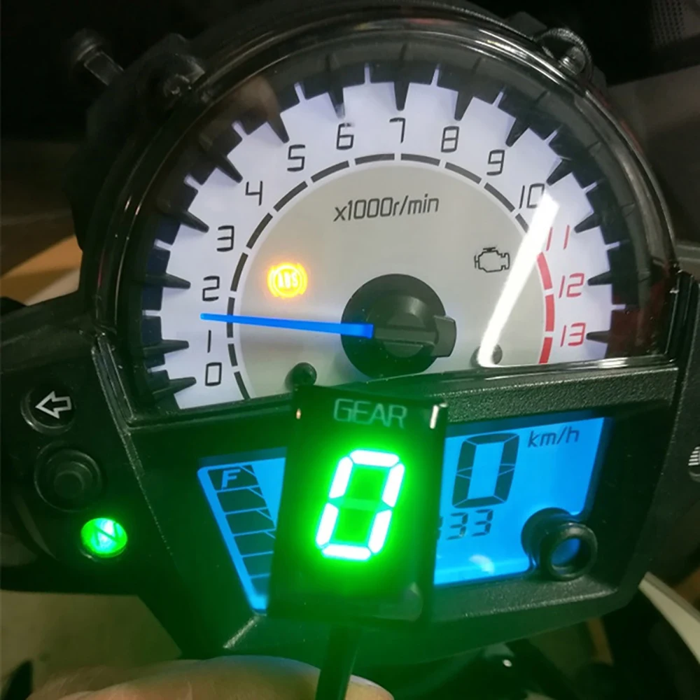 Für Kawasaki ER6N ER6F ER-6N ER-6F 2012 2013 2014 2015 2016 2017 EFI Motorrad Zubehör 6 Getriebe Anzeige Geschwindigkeit Display meter