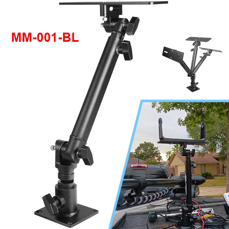 

Marine Fish Finder& Chartplotters Mount with 18in-to-24inch Height,350 Degree Adjustable Angle for Garmin, Humminbird, Lowrance