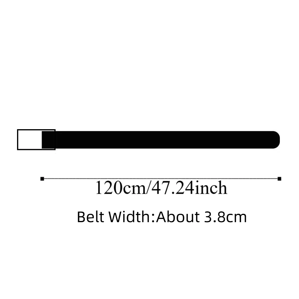 سبيكة الرجال النسيج حزام الملمس التباين اللون كلا الجانبين المتاحة حزام 360 درجة قطب مشبك دائم النايلون زنار الهدايا #5