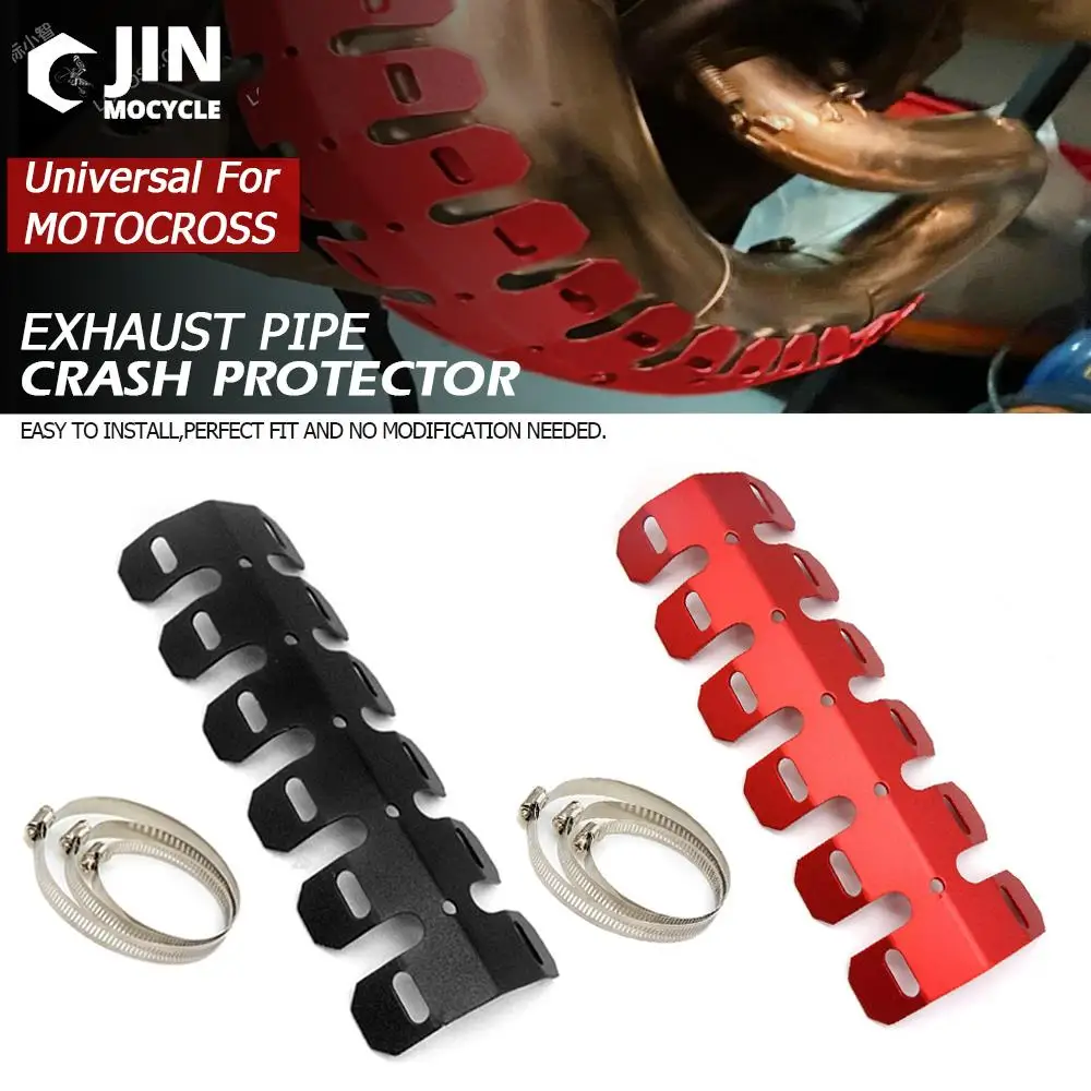 

CNC Exhaust Pipe Protector Bendable Heat Shield Cover Guard Anti-scalding FOR Honda CR125 CR250 CRF150R CRF150R CRF250R CRF 250X