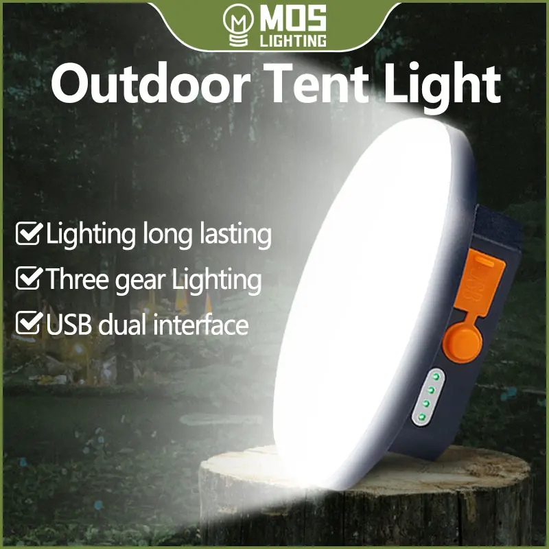 Tent Light Rechargeable Lantern Portable Emergency Night Market Light Outdoor Camping Bulb Lamp Flashlight Home Emergency LED