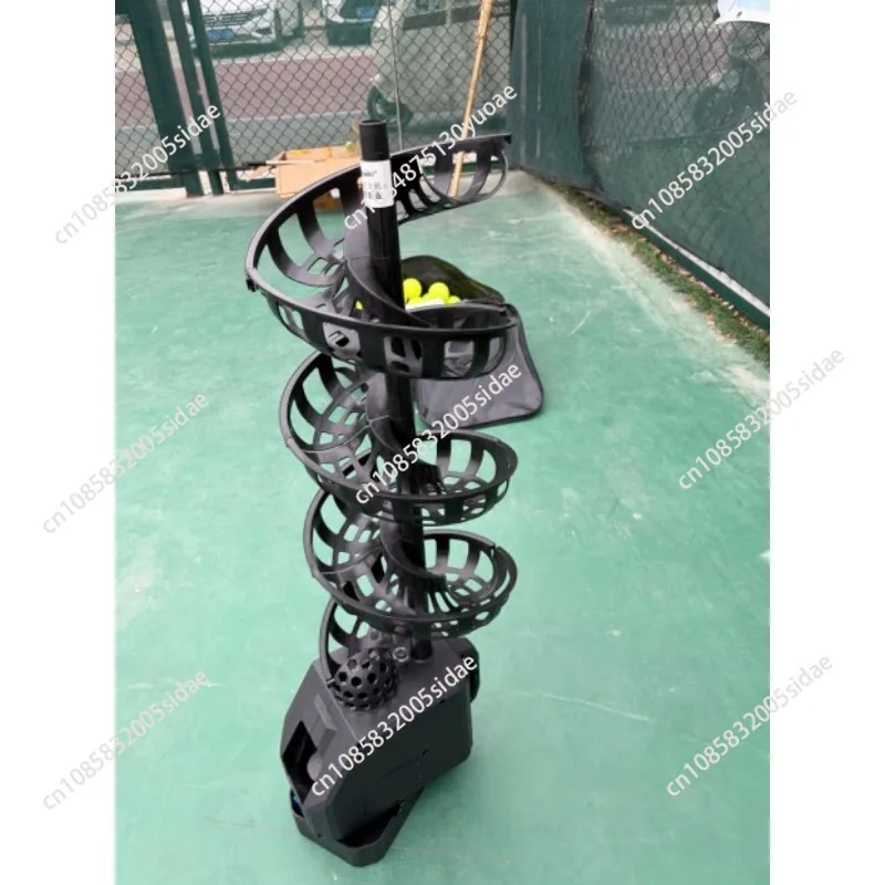 Portable Tennis Ball Machine - Auto Multi-Ball Throwing&Serving Trainer for Practice, Solo Training -Lightweight & Easy to Carry
