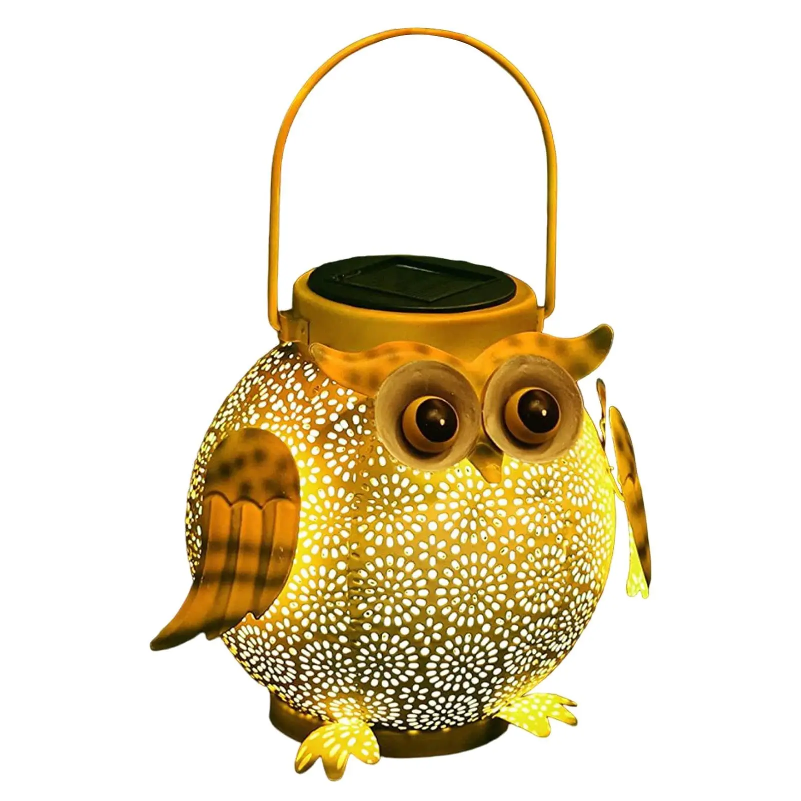 

Owl Solar Light | Hollow Garden Light Solar Lanterns | Waterproof Lawn Lamp Hangings Garden Decoration Figurine for Patio Yard